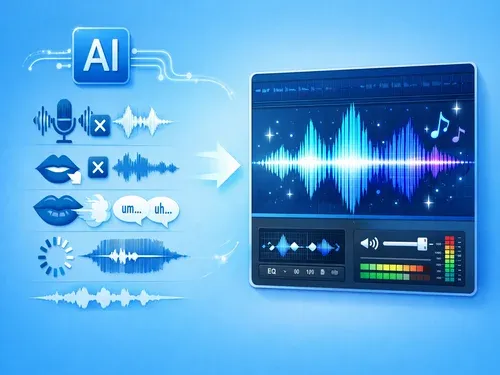 AI自动清洁并增强音频