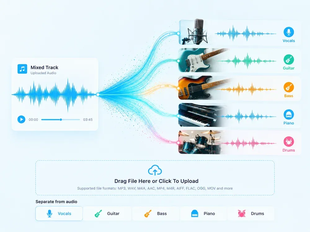 AI Audio Splitter