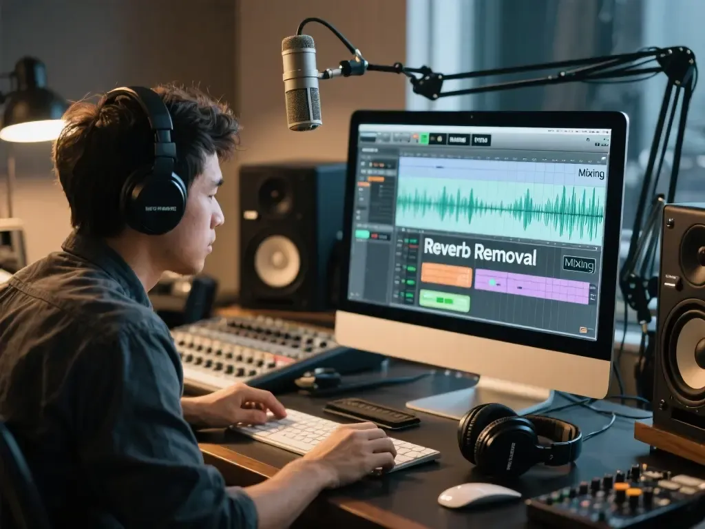 Reverb Removal in Music Production and Mixing
