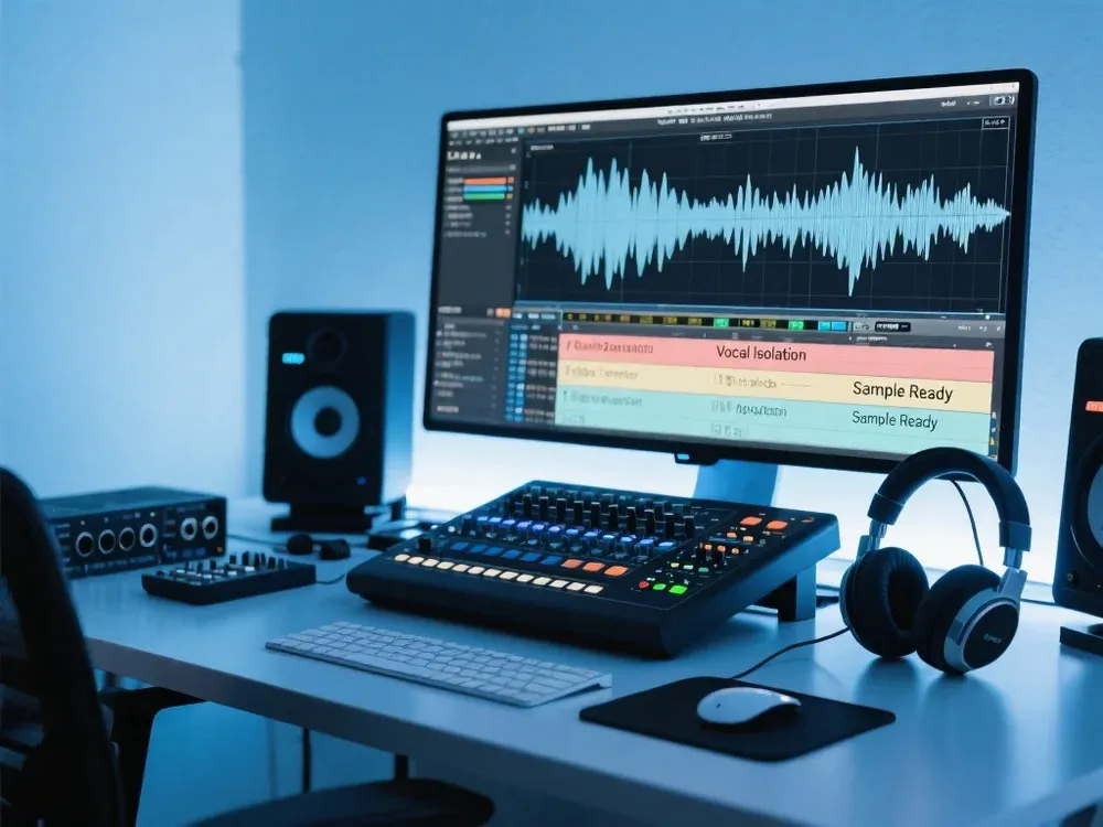 Extraia vocais para remixes ou samples