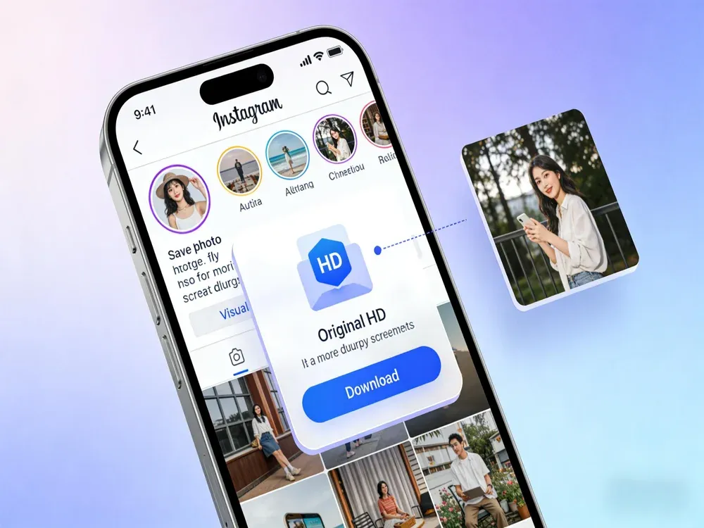 Download de fotos do Instagram