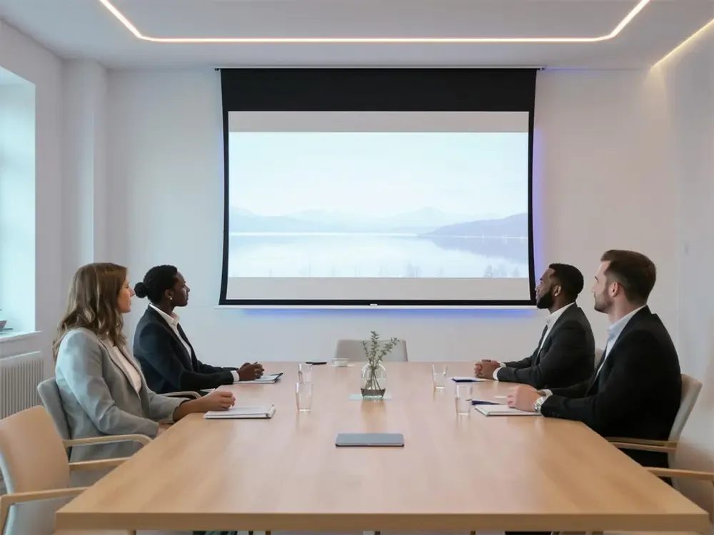 Vídeos silenciosos para apresentações visuais