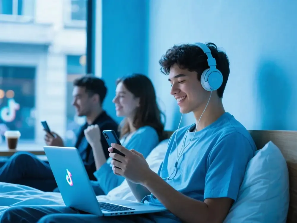 Biblioteca pessoal de músicas do TikTok