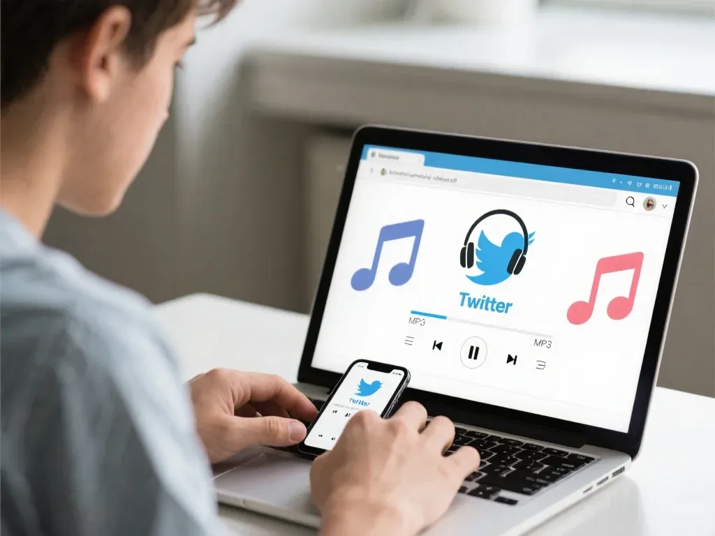Salvar trechos de música do Twitter