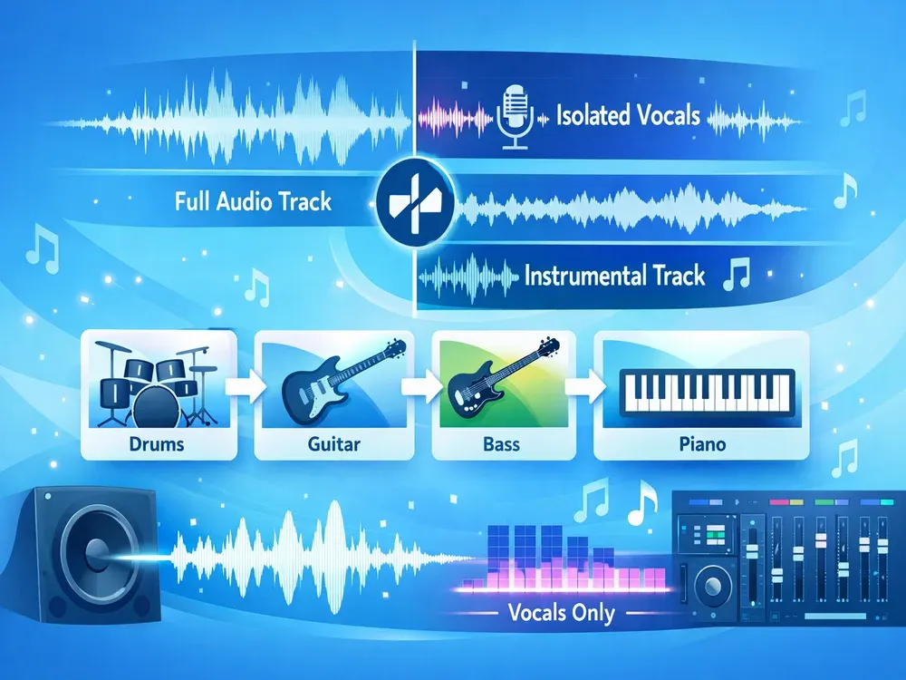 Remix & Produce with Isolated Stems