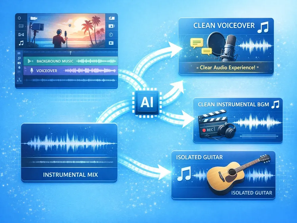Create Engaging Content with Clean Audio Layers