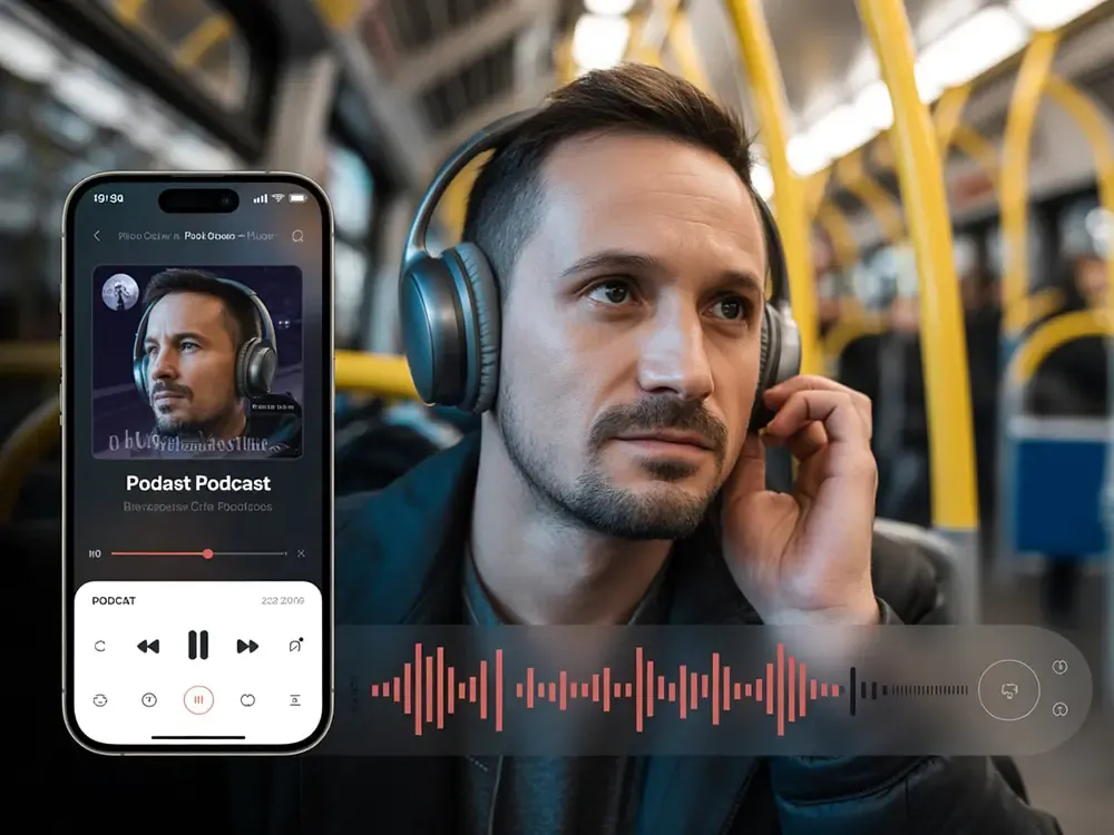 Save podcast and talk audio